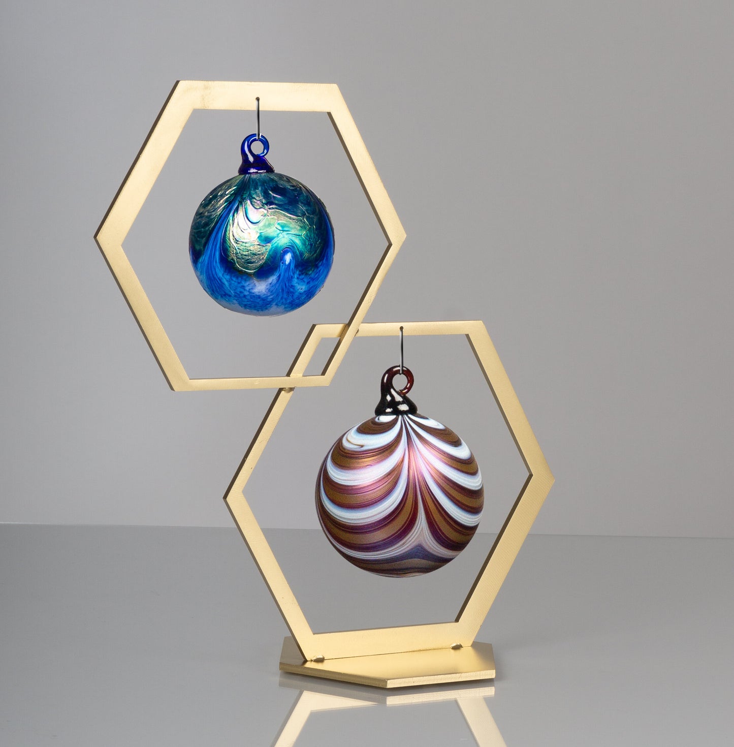 Honeycomb Double Ornament Display