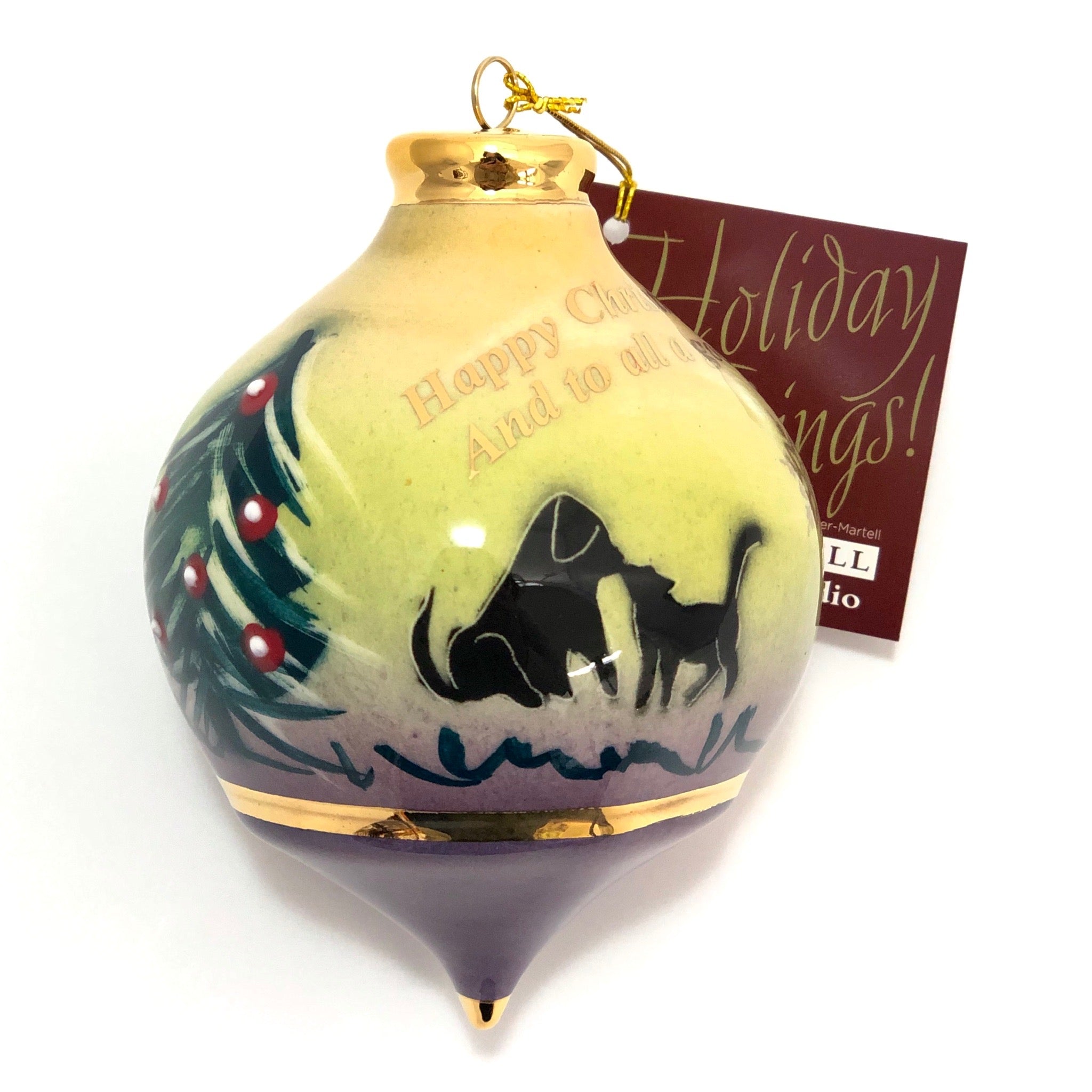 Bulb Ornament (“And to All a Good Night”)