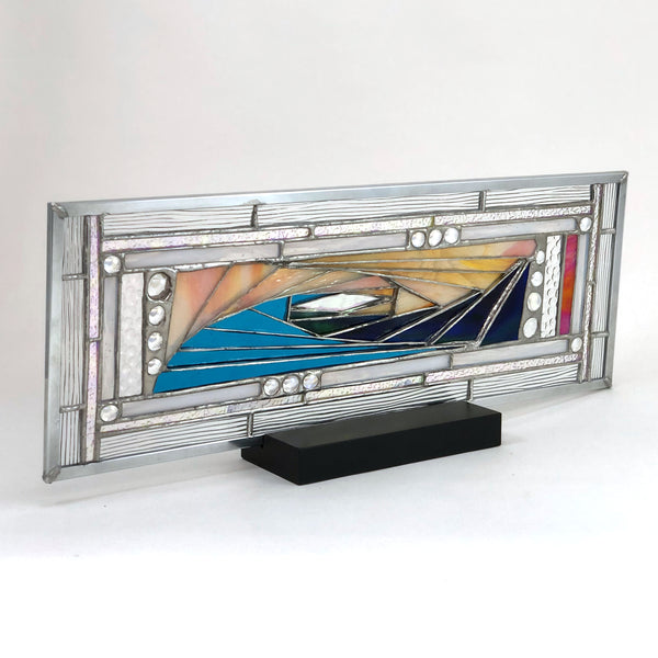 "First Light" Stained Glass by Carol Cross