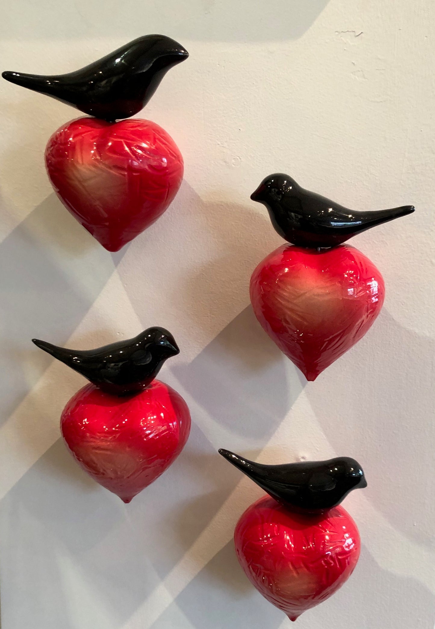 Bird on a Heart (wall mount)