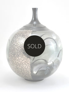 Spherical Bottle in "Black & White"